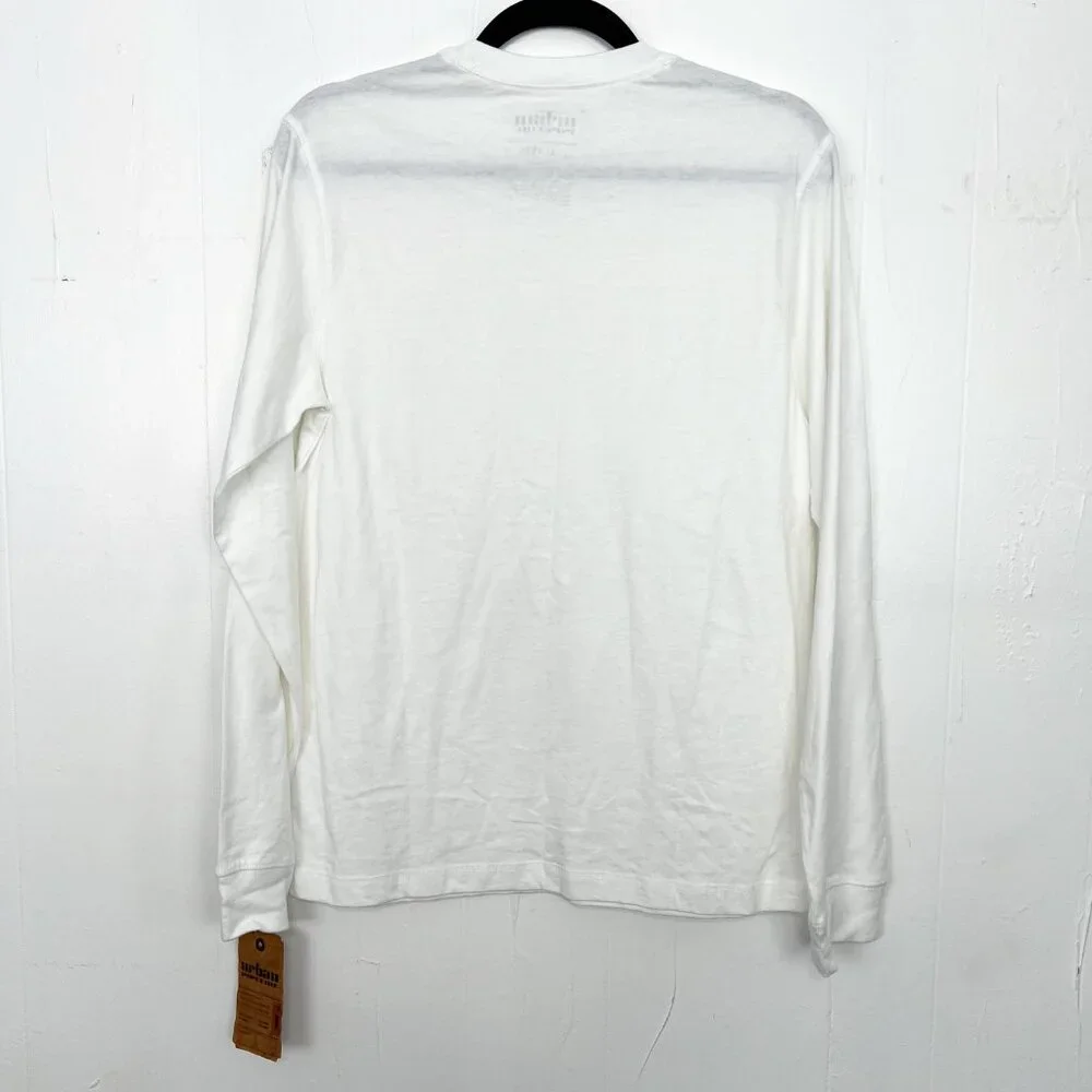 NWT Urban Pipeline White Crewneck Long Sleeve Shirt Kids Boy's Size XL